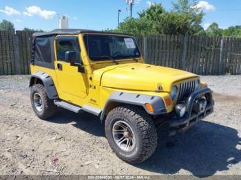  Salvage Jeep Wrangler