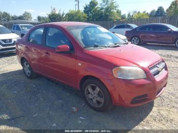  Salvage Chevrolet Aveo