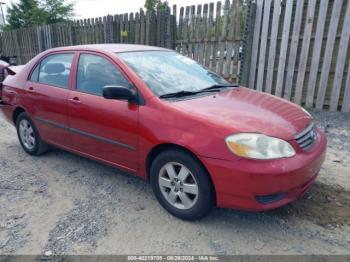  Salvage Toyota Corolla