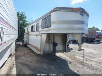  Salvage Hawkeye Horse Trailer