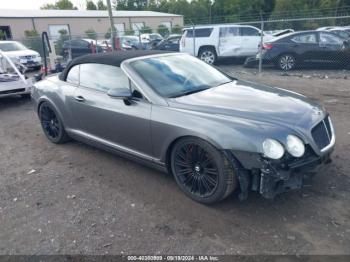  Salvage Bentley Continental Gtc