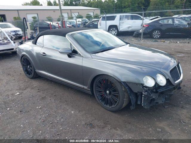  Salvage Bentley Continental Gtc