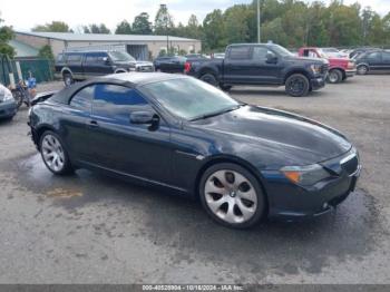  Salvage BMW 6 Series