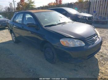  Salvage Toyota Corolla