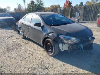  Salvage Toyota Corolla