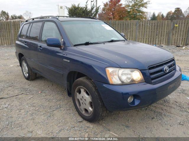  Salvage Toyota Highlander