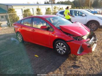  Salvage Toyota Prius Prime