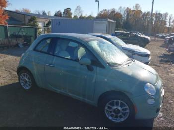  Salvage FIAT 500c