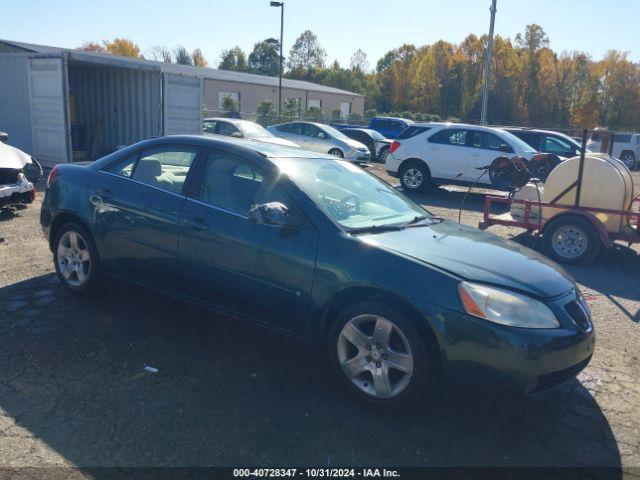  Salvage Pontiac G6