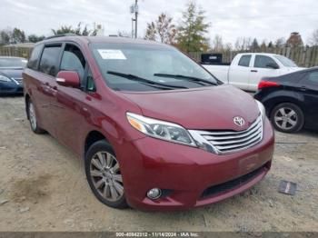  Salvage Toyota Sienna