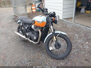  Salvage Triumph Motorcycle Bonneville