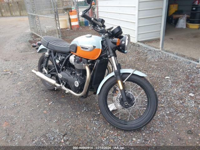  Salvage Triumph Motorcycle Bonneville