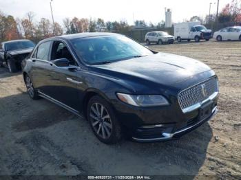  Salvage Lincoln Continental