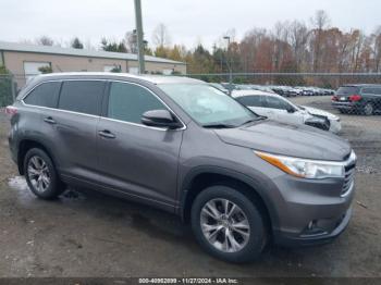  Salvage Toyota Highlander