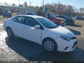  Salvage Toyota Corolla