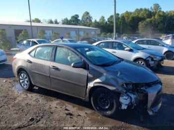  Salvage Toyota Corolla