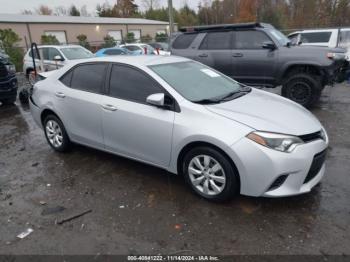  Salvage Toyota Corolla