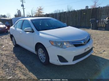  Salvage Toyota Camry