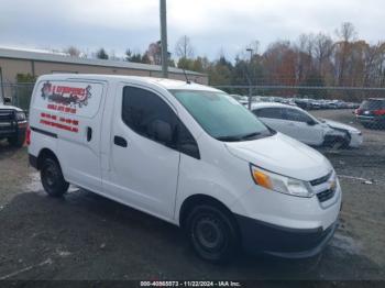  Salvage Chevrolet City Express