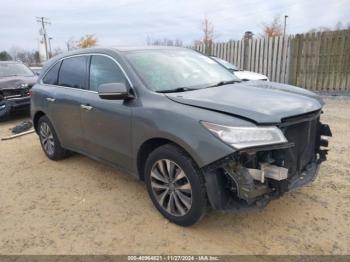  Salvage Acura MDX