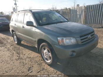  Salvage Toyota Highlander