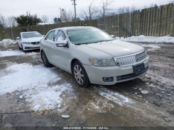  Salvage Lincoln MKZ