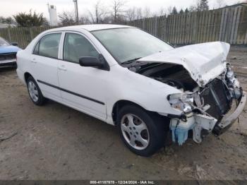  Salvage Toyota Corolla