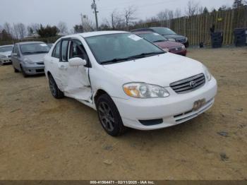  Salvage Toyota Corolla