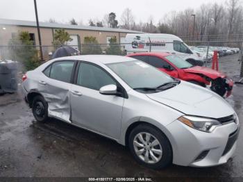  Salvage Toyota Corolla