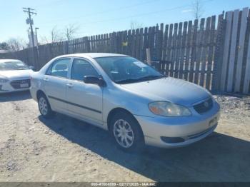  Salvage Toyota Corolla