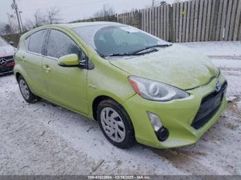  Salvage Toyota Prius c