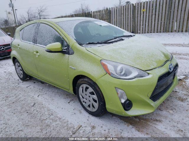  Salvage Toyota Prius c