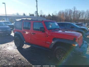  Salvage Jeep Wrangler