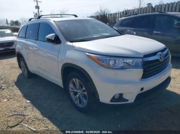  Salvage Toyota Highlander