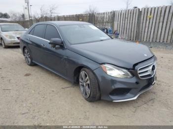  Salvage Mercedes-Benz E-Class