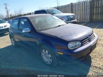  Salvage Volkswagen Golf