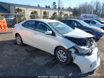  Salvage Toyota Corolla