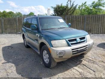  Salvage Mitsubishi Montero