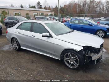  Salvage Mercedes-Benz E-Class