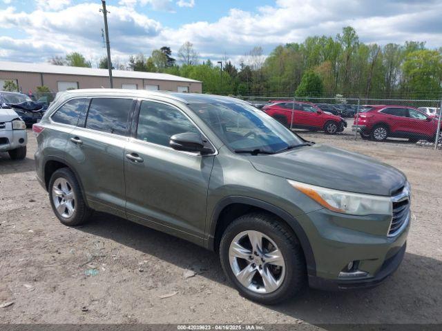  Salvage Toyota Highlander