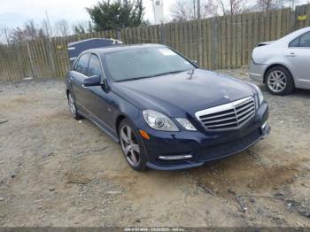  Salvage Mercedes-Benz E-Class