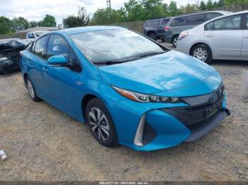  Salvage Toyota Prius Prime