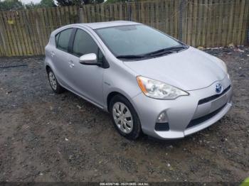  Salvage Toyota Prius c