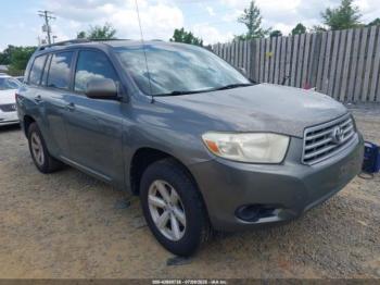  Salvage Toyota Highlander