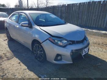  Salvage Toyota Corolla
