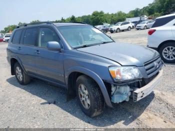  Salvage Toyota Highlander