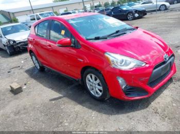  Salvage Toyota Prius c
