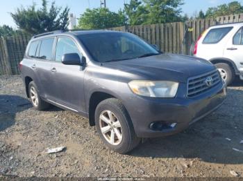  Salvage Toyota Highlander