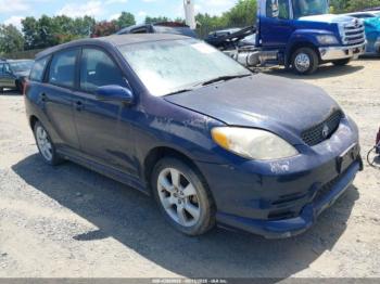  Salvage Toyota Matrix