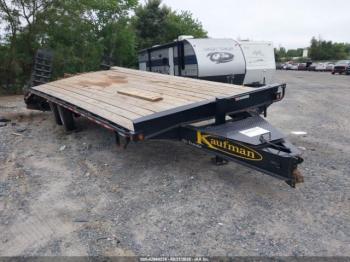  Salvage Kaufman Trailers Flatbed Trailer